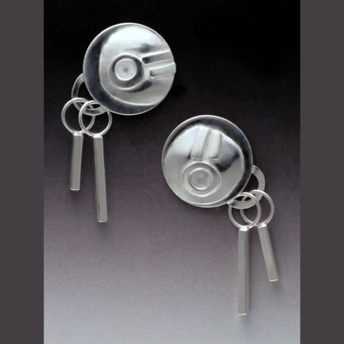 MB-E399 Earrings Circle of Life $320 at Hunter Wolff Gallery